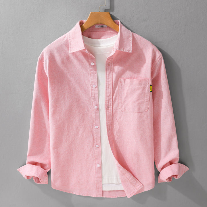 Ladies Lightweight Cotton Overshirt with Kent Collar, Patch Chest Pocket and Relaxed Fit