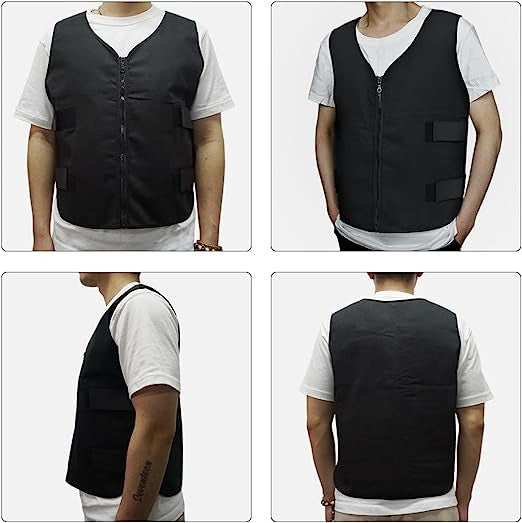 Men's therapeutic cooling heat therapy vest with removable shoulder and arm pads Mune Fashion