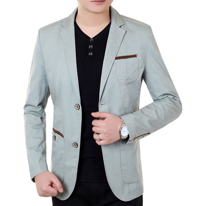 Men's Glencheck Blazer Slim Fit made of wool blend with subtle overcheck Mune Fashion