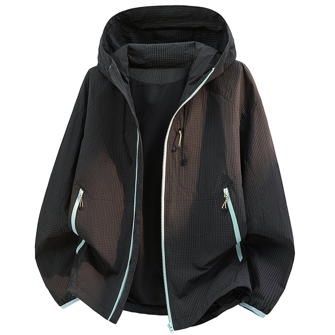 Women Water-Repellent Transition Jacket with Hood Mune Fashion