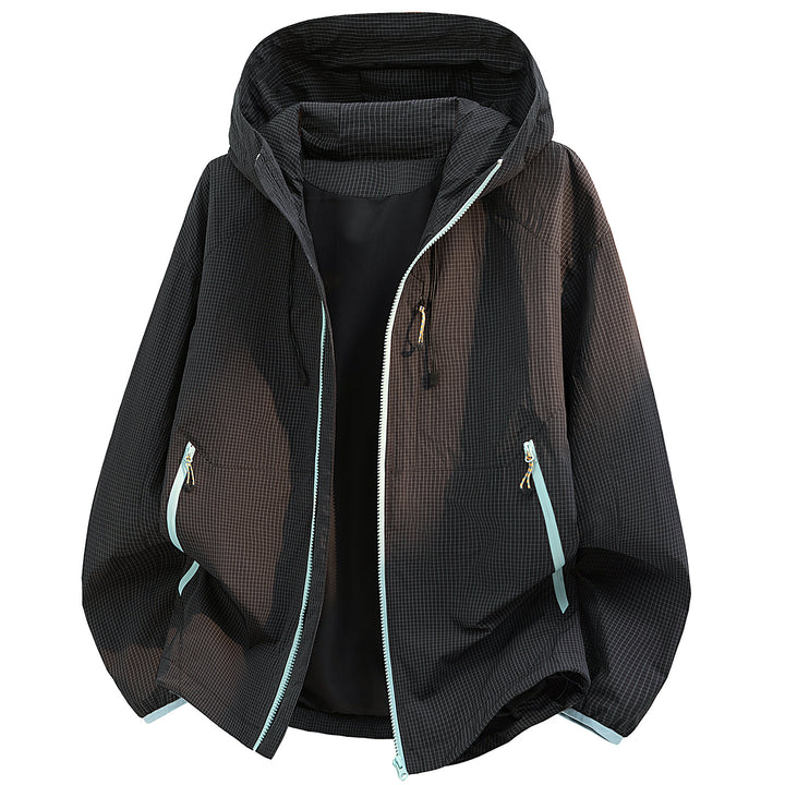 Women Water-Repellent Transition Jacket with Hood Mune Fashion