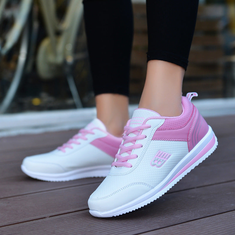 Women Lightweight Leisure and Walking Sneakers with Breathable Upper Material and Ergonomic Comfort Sole Mune Fashion