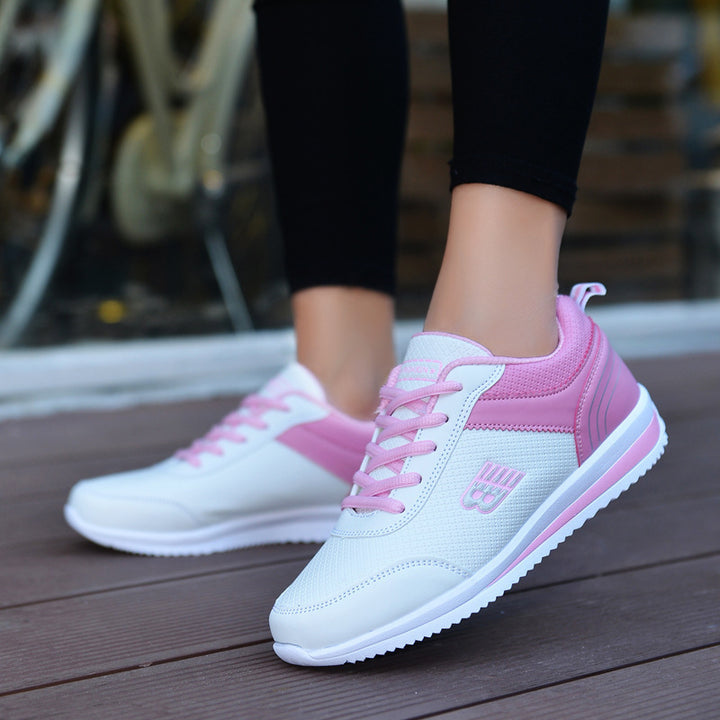 Women Lightweight Leisure and Walking Sneakers with Breathable Upper Material and Ergonomic Comfort Sole Mune Fashion