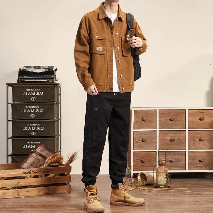 Men's Casual Utility Jacket with Practical Pockets Mune Fashion