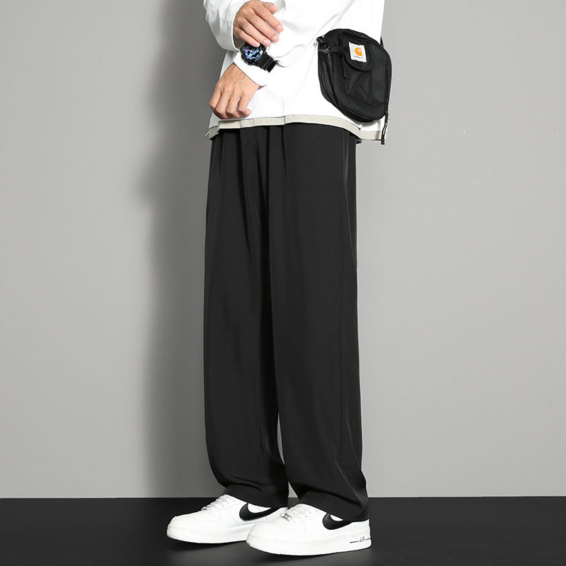 Men's Stylish Wide-Leg Casual Trousers