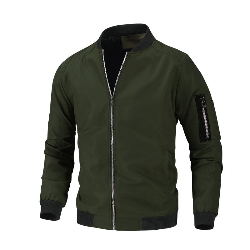 Men's Stylish Bomber Jacket with Practical Pockets Mune Fashion 1788241895