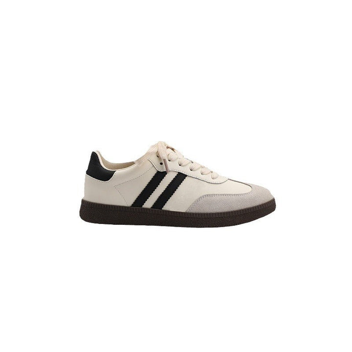 Women's sneakers in sporty retro design with fine suede and durable sole Mune Fashion