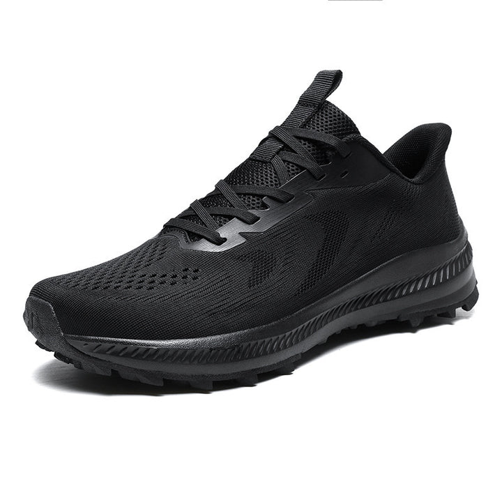 Unisex nan lightweight knit trekking sneakers with pronounced profile sole and reactive cushioning Mune Fashion