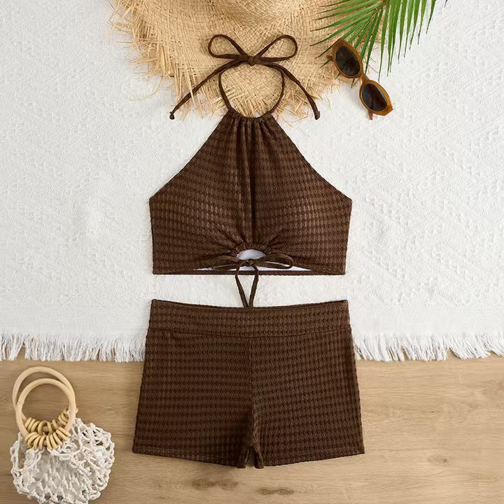 Women's bikini set with fashionable knot design and comfortable panties Mune Fashion