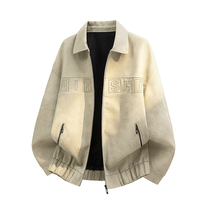 Men's Fashion Biker Jacket in Vintage Look Mune Fashion