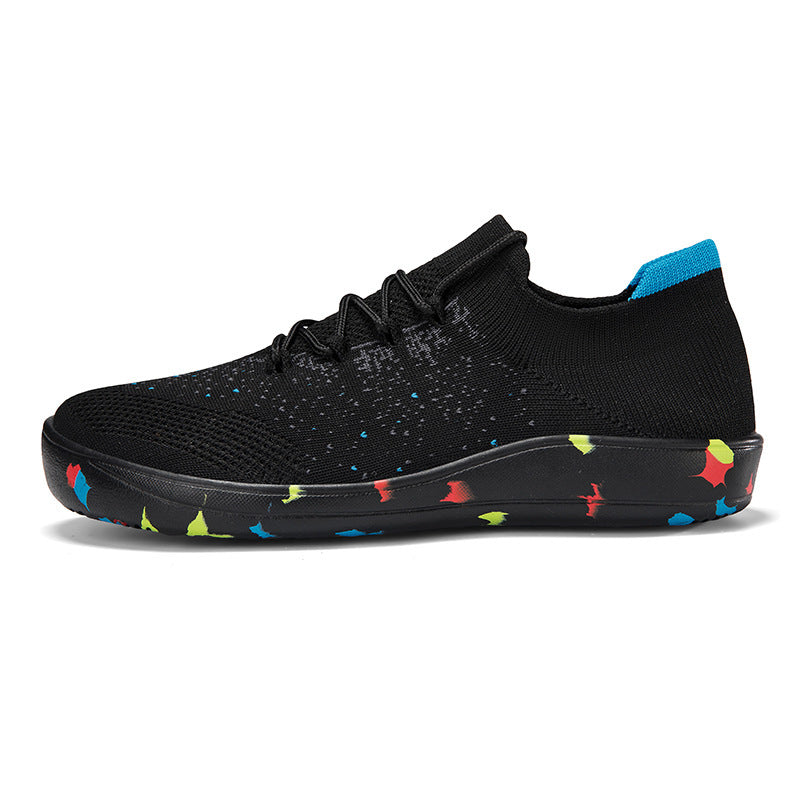 Men's nan urban knit sneakers with elastic mesh collar, shock-absorbing EVA sole and pull loop Mune Fashion