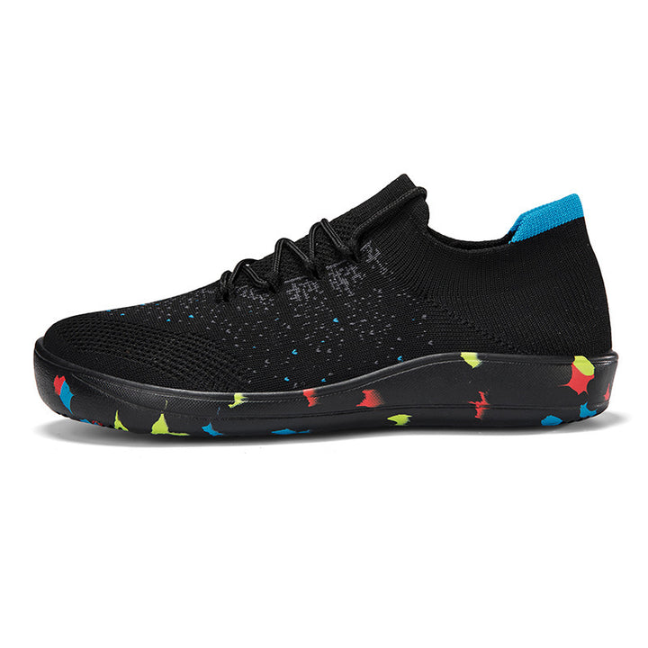 Men's nan urban knit sneakers with elastic mesh collar, shock-absorbing EVA sole and pull loop Mune Fashion