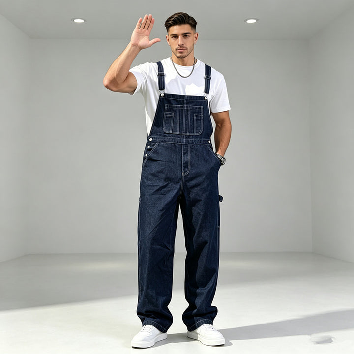 Men's Fashion Denim Overalls Mune Fashion