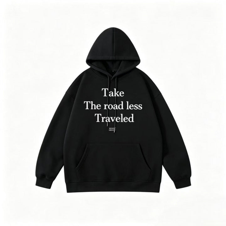 Unisex Oversize Hoodie with Statement Print and Kangaroo Pocket Mune Fashion