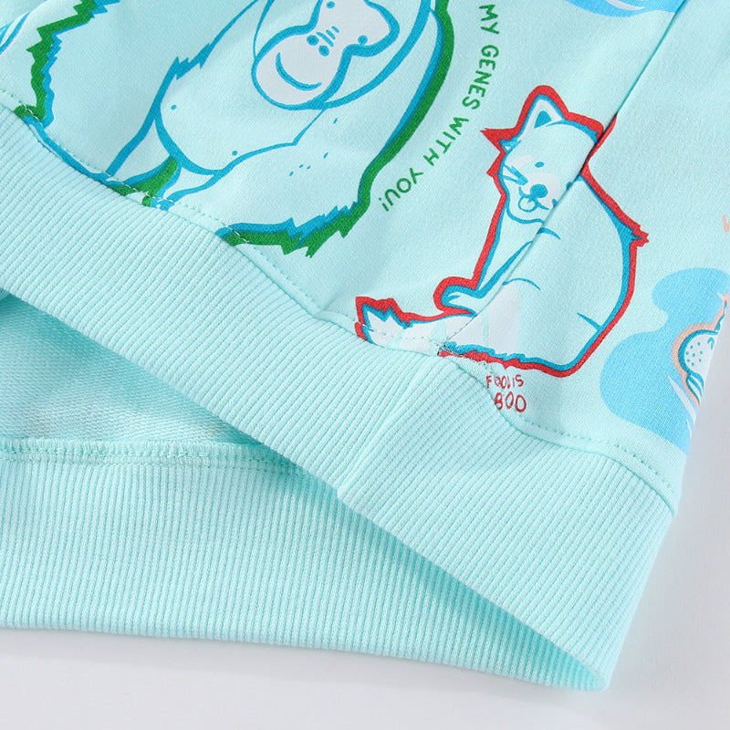 Boys sweatshirt with animal motif Mune Fashion