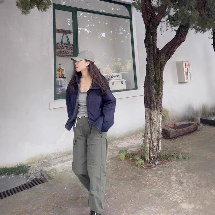 Women Lightweight and Comfortable Hooded Jacket Mune Fashion