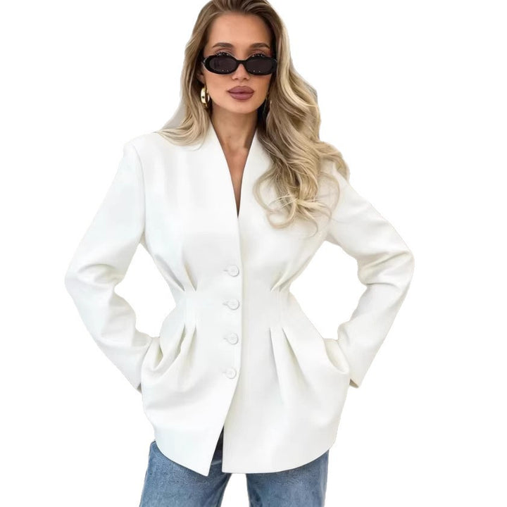 Women's Fashion Blazer Jacket with Tailored Fit