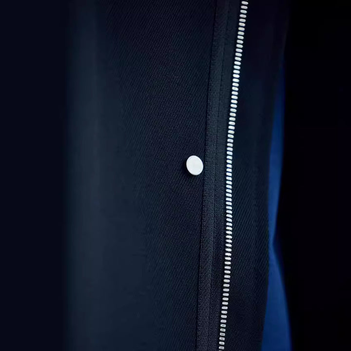 Men's Loose-Fitting Water-Repellent Parka with Snap Closure and Hood Mune Fashion