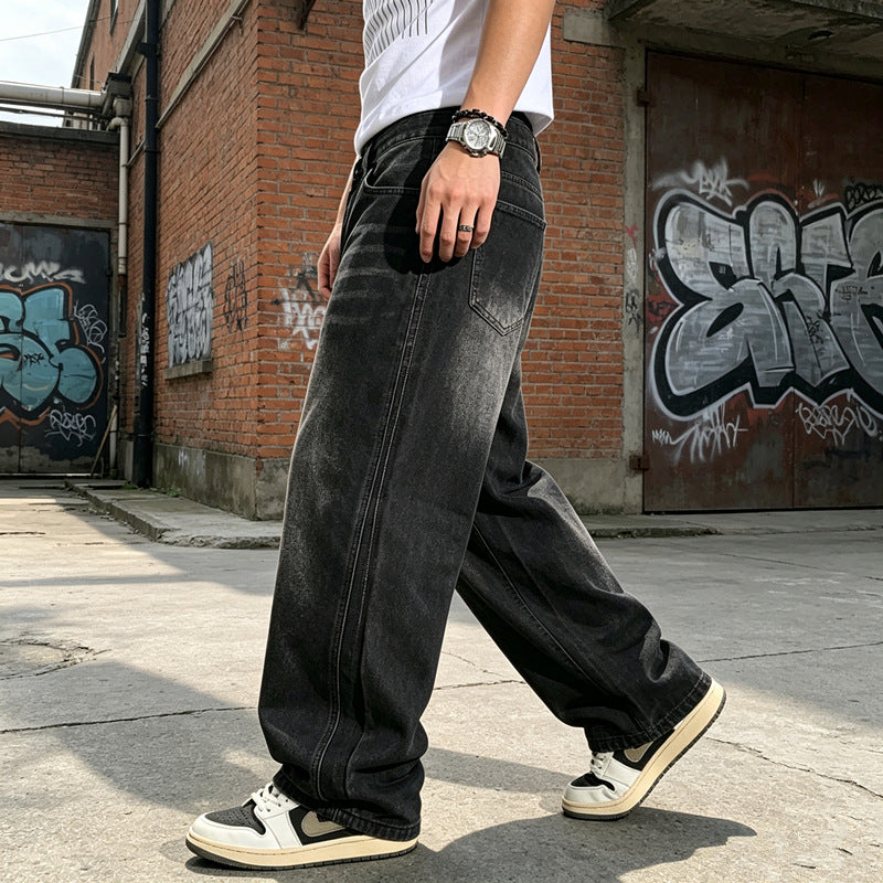 Men's Wide Cut Jeans Mune Fashion
