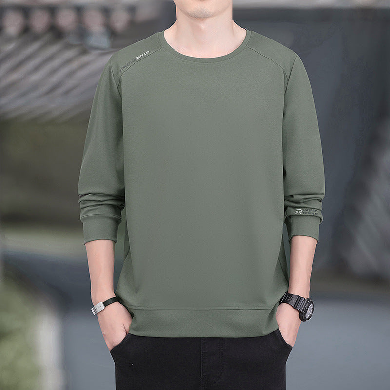 Men's performance sweatshirt with warming inner lining and minimalist round neckline Mune Fashion