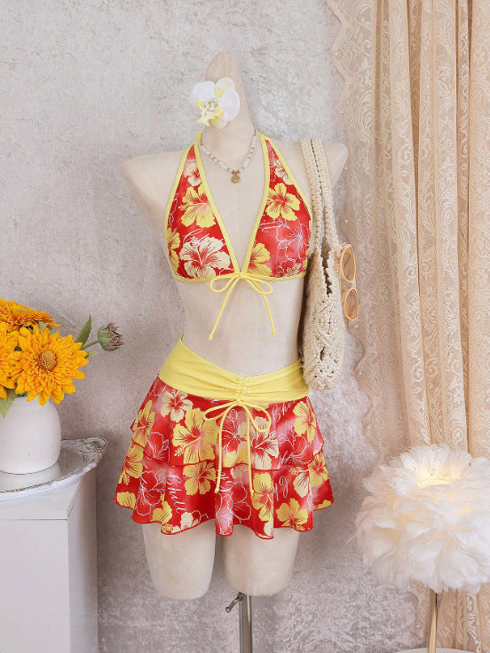 Women's Bikini Set with Skirt Mune Fashion