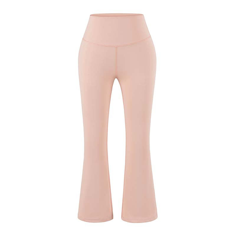 Women's High-Waist Yoga Flare Pants with Flared Hem and Comfort Waist Mune Fashion