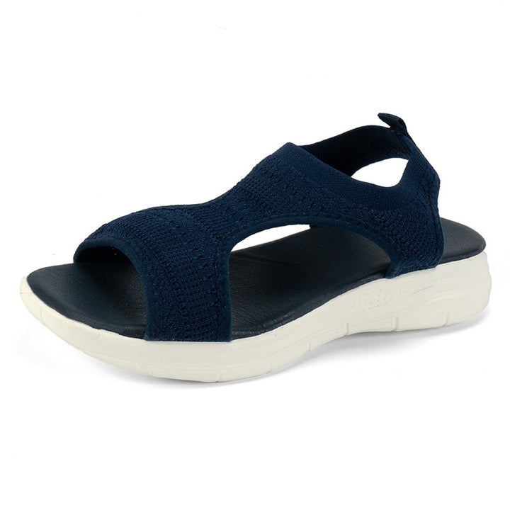 Damen Sportliche Strick-Sandalen mit atmungsaktivem Obermaterial und dämpfender Laufsohle Mune Fashion