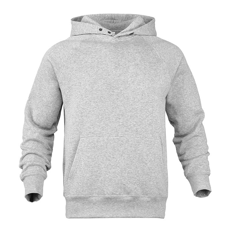 Unisex nan softer cotton fleece hoodie with kangaroo pocket and raglan sleeves Mune Fashion