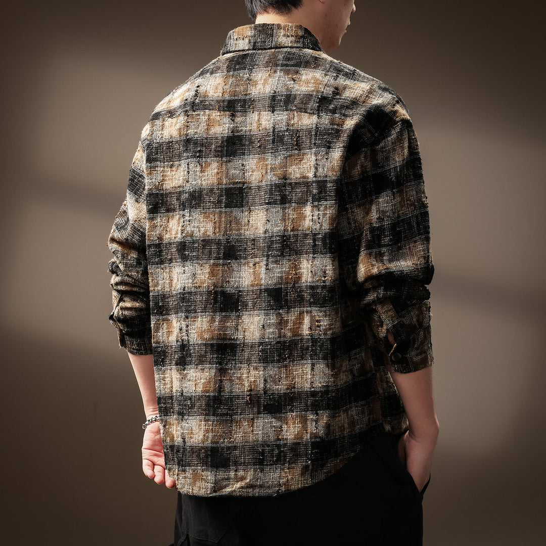 Men's Plaid Flannel Jacket Mune Fashion