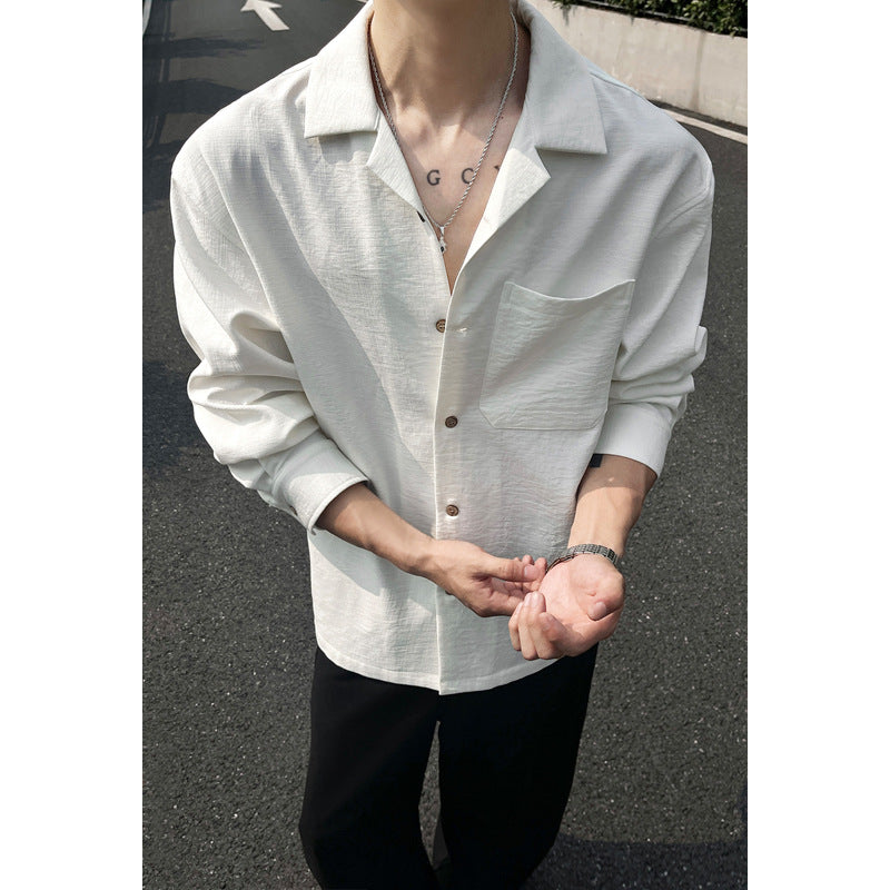 Men's Fashionable Light Shirt Blouse Mune Fashion