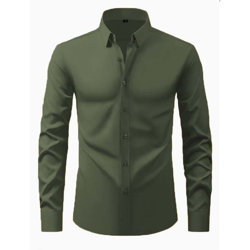 Men's long-sleeved shirt with innovative cut and modern design Mune Fashion
