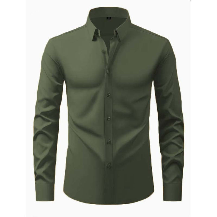 Men's long-sleeved shirt with innovative cut and modern design Mune Fashion