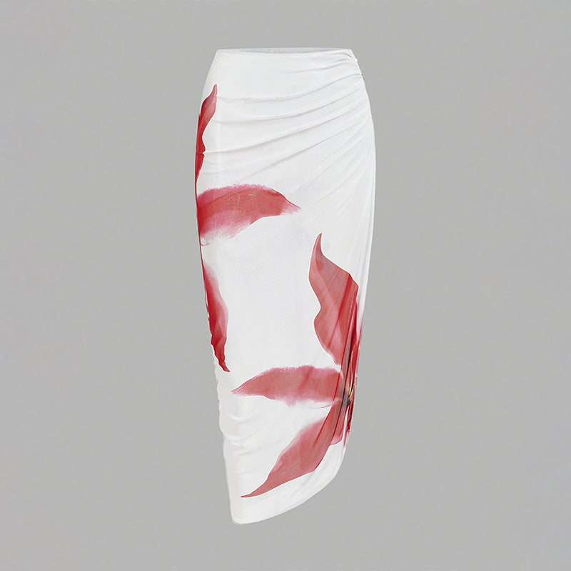 Women's Elegant Wrap Swimsuit with Floral Design Mune Fashion