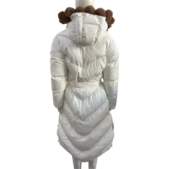 Women’s Fashion Down Jacket with High Neck Collar