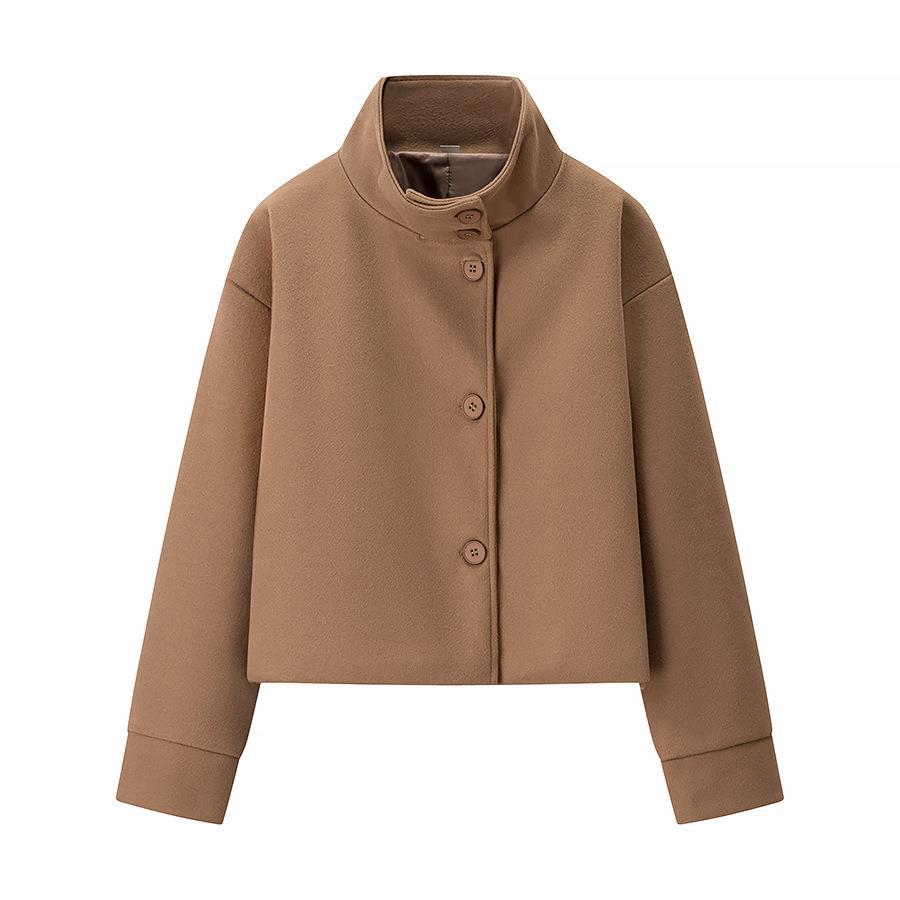 Mune | Women's elegant short jacket with stand-up collar and stylish button details