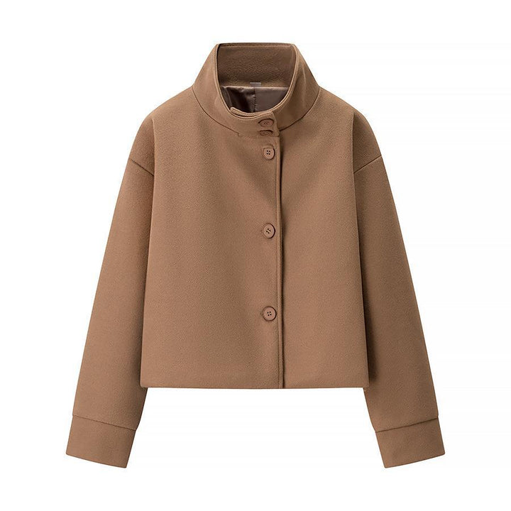 Mune | Women's elegant short jacket with stand-up collar and stylish button details