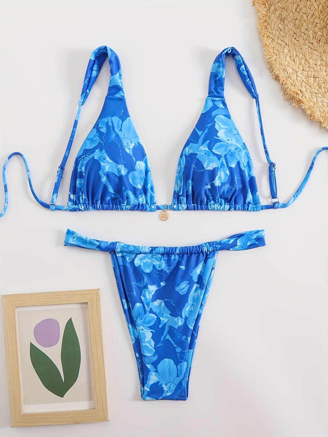 Women's Triangle Bikini with comfortable adjustable straps Mune Fashion