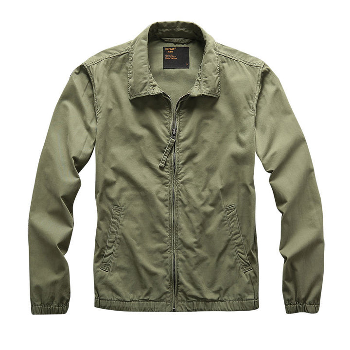 Men's Urban Zip Summer Blouson made of technical twill with concealed zipper Mune Fashion