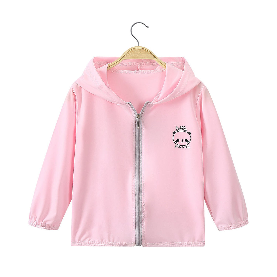 Unisex nan lightweight hooded jacket with full zip and cute panda print Mune Fashion