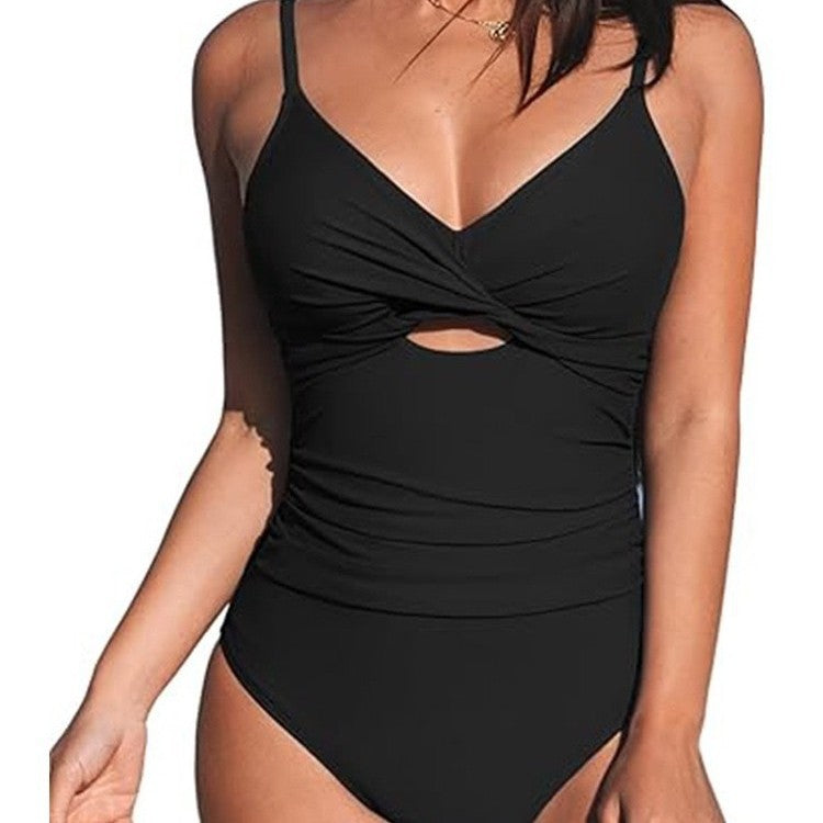 Ladies Elegant Jumpsuit with Sophisticated Cut-Out Mune Fashion