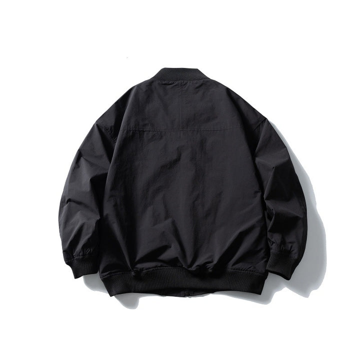 Men's transitional blouson in oversized cut with ribbed hem and angled zip pockets Mune Fashion