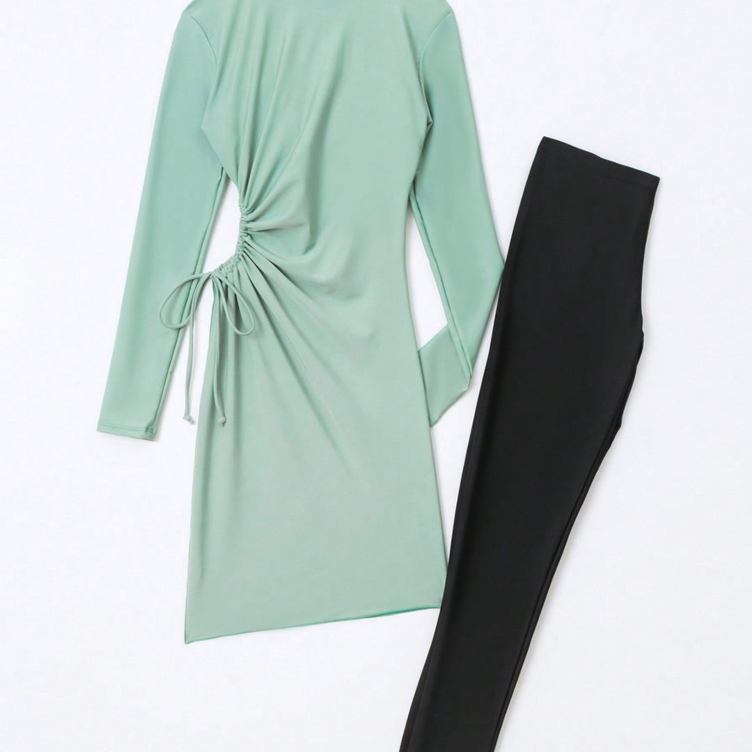 Women's fashionable beach outfit with longer top Mune Fashion