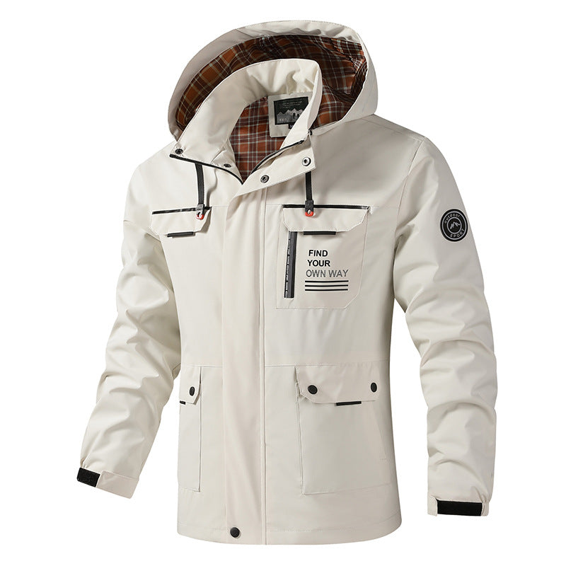 Men's Water-Repellent Outdoor Jacket