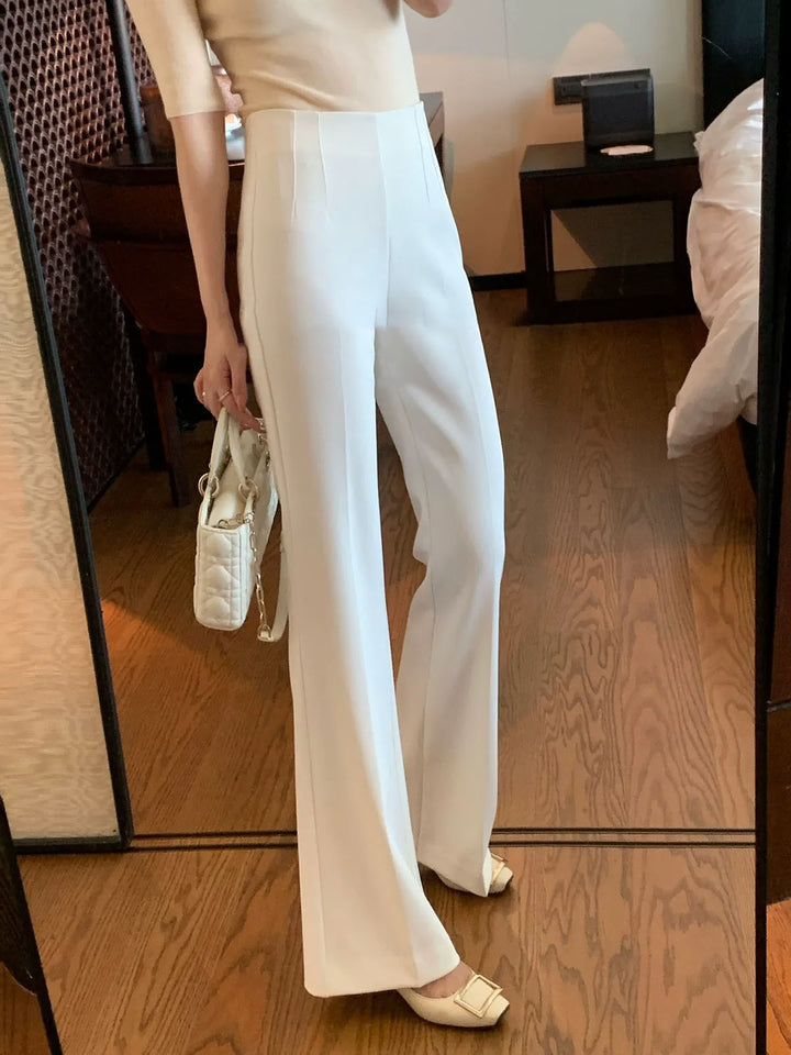 Ladies Elegant High Waisted Palazzo Pants Mune Fashion