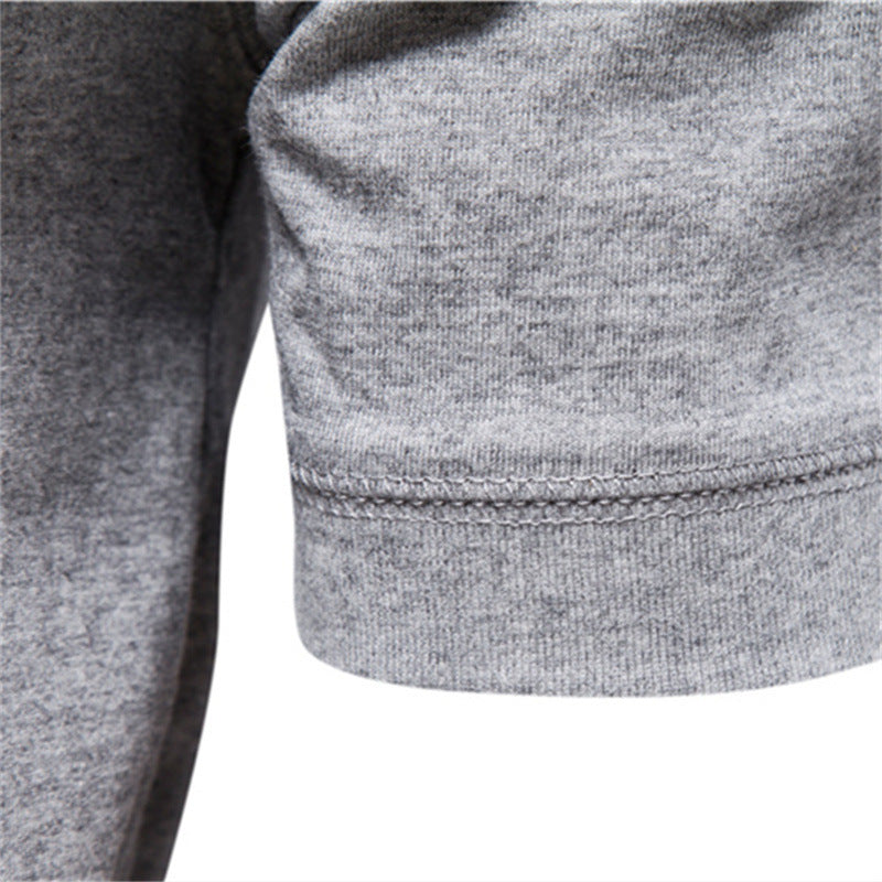 Men's narrow cut short sleeve shirt with short button placket and ribbed collar made of cotton blend Mune Fashion