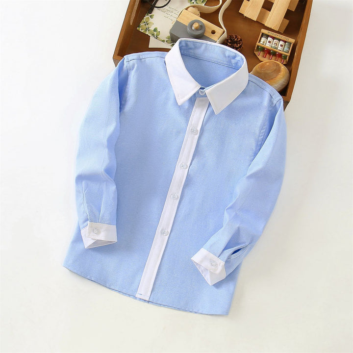 Women's elegant shirt with contrasting cuffs Mune Fashion