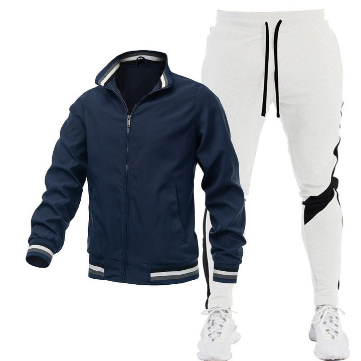 Men's Sporty Track Jacket and Jogging Pants Set Mune Fashion