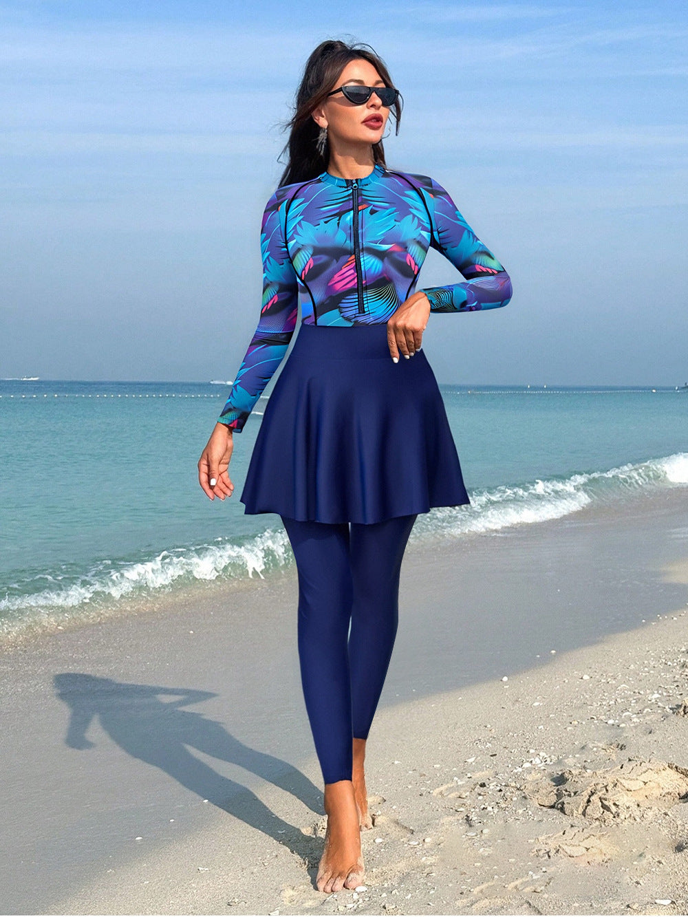 Women’s Fashionable Surf Suit with Skirt Mune Fashion