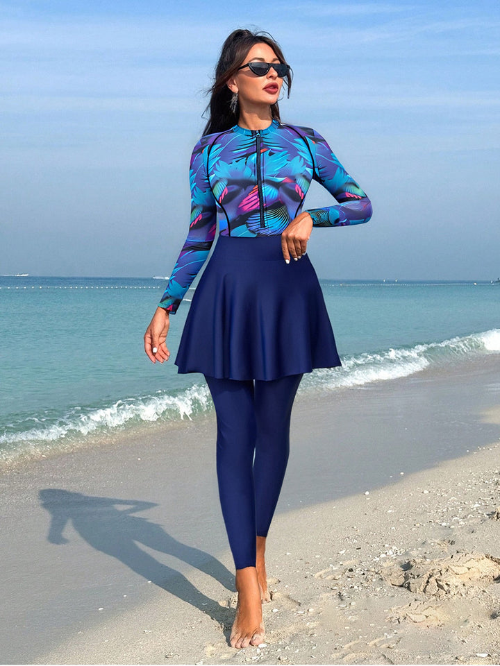 Women’s Fashionable Surf Suit with Skirt Mune Fashion