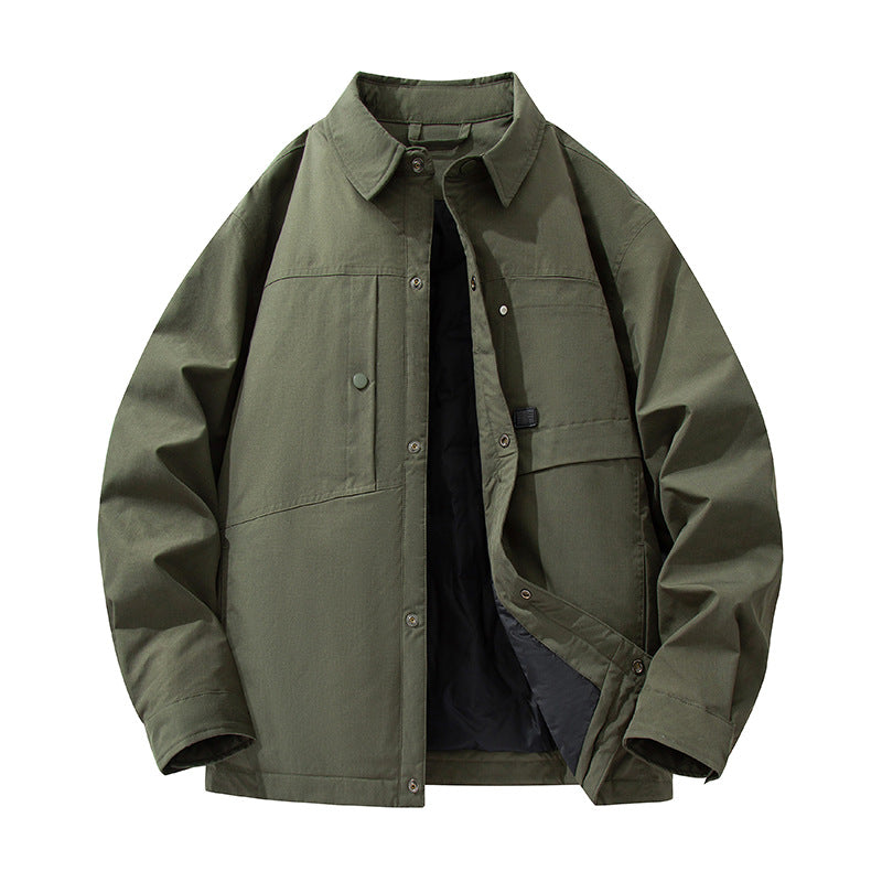 Herren Funktionale Fieldjacke mit Thermofutter und Utility-Taschen Mune Fashion